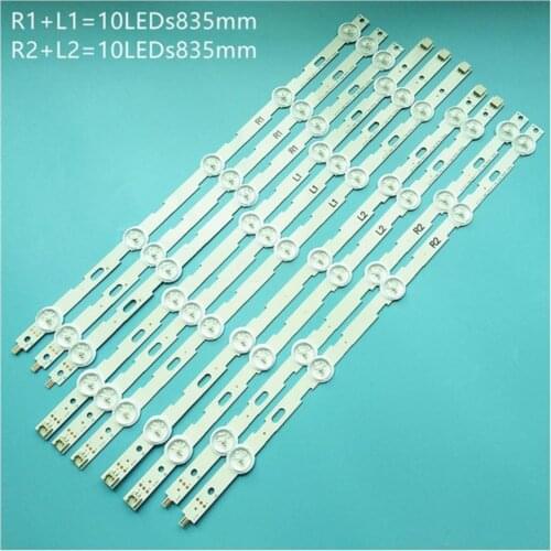 100% New 10pcs/Kit LED strips for LG 42 TV 42LN5200 UM 42LN5300 UB LC420DUE SFR5 6916L 1402A 6916L 1403A 6916L 1404A 6916L 1405A