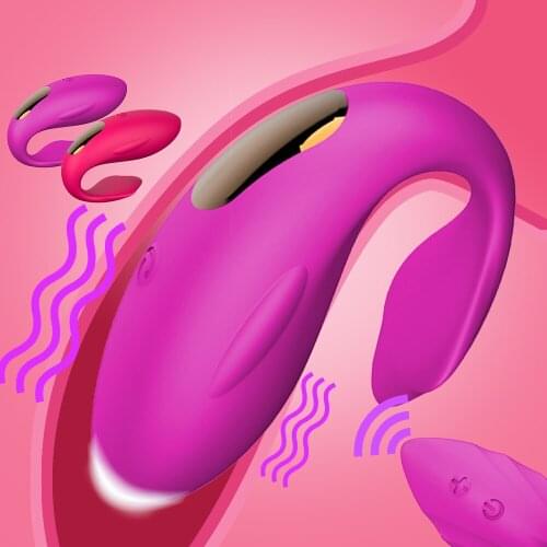 U Type Vibrator For Couples G-spot Vibrator USB Rechargeable Wireless Remote Control Vagina Stimulator Erotic Sex Toys for Women