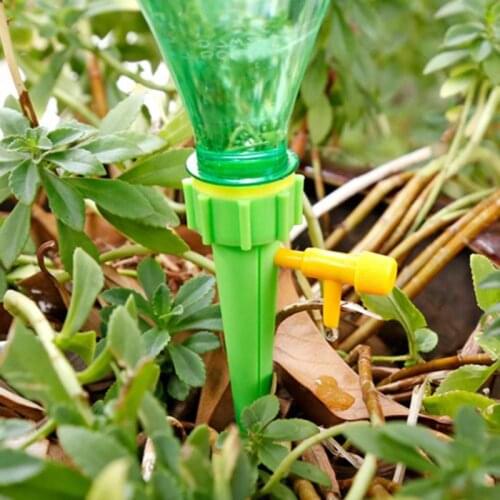 1PC Automatic Watering Spike Watering Drip Device Indoor Bottle Drip Irrigation Auto Drip Irrigation Watering System