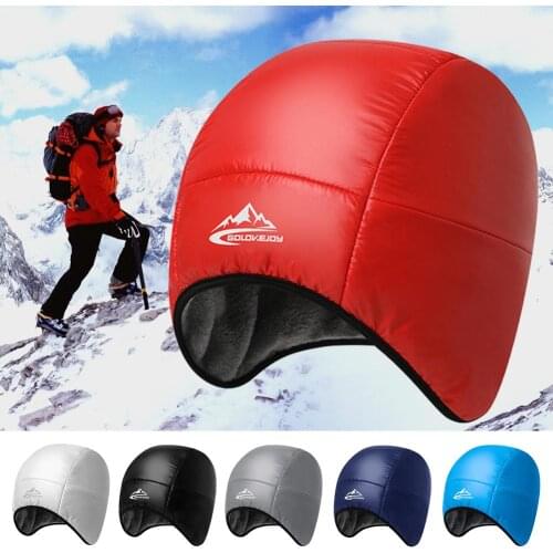 Winter Outdoor Waterproof Windproof Mountaineering Skiing Velvet Cap Hat Winter Men And Women Head Cap For Outdoors