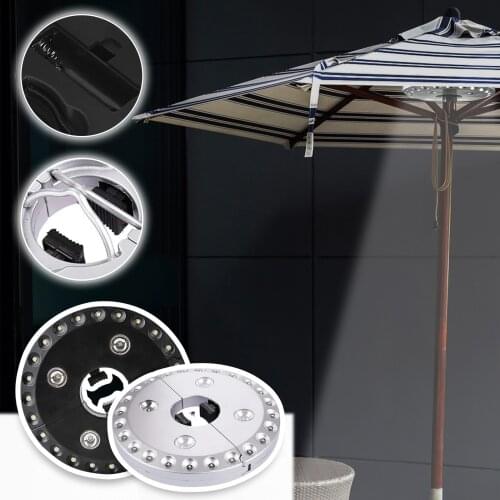 28 Led Parasol Lights Garden Patio Umbrella Light 3 Lighting Mode Portable Outdoor Emergency Light Wireless Camping Tent Lamp#g3