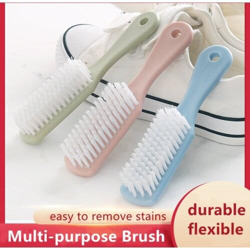 1pc Multi-functional Brush Sneaker Shoes Brush Plastic Washing Clothes Laundry Brush Household Cleaning Accessories