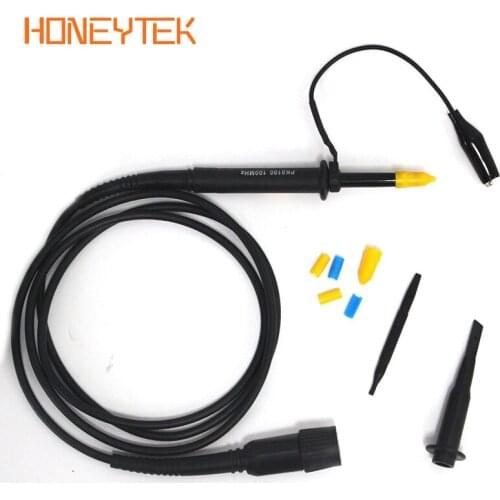 100MHz High Precision Oscilloscope Scope Clip Probe Test Leads Scope Analyzer Alligator Test Clip Probe PK8100