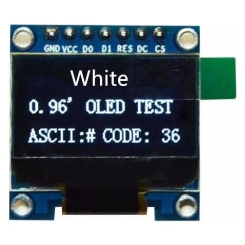 1000 pcs 0.96 inch 7PIN White OLED Display Module SSD1306 Drive IC 128*64 SPI Interface
