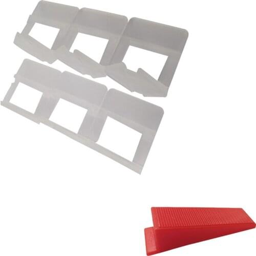 200pcs 1.0mm clips + 100pcs wegdes + 1 plier Tile Leveling Pliers tile levelers clips