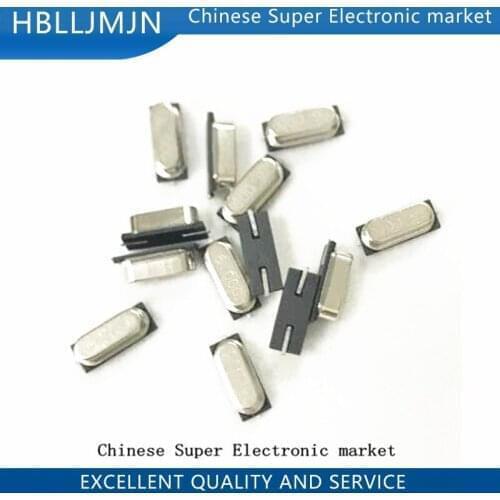 20PCS 49SMD-6M 6MHz 6.000MHZ 6.000M SMD Quartz Crystal Resonator Passive Oscillator