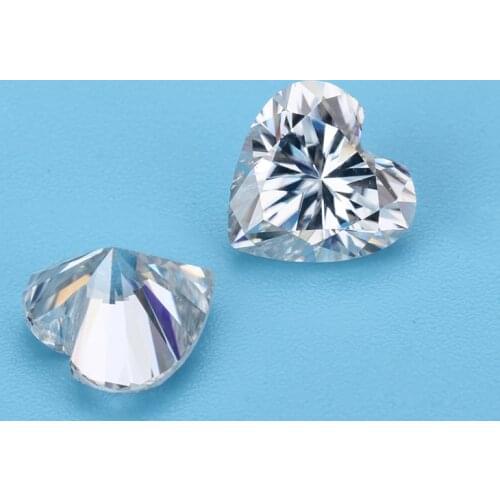 3x3~10x10mm Including The Certification On Sales D Color VVS1 Heart 3 Ex Brilliant Cut Moissanite For Discount Quality