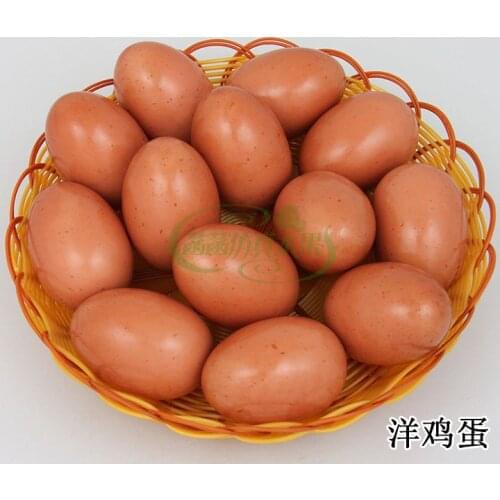 1:1 eggs food group bubble simulation fruits vegetables children play toy house Wedding decoration teaching props 9pcs 04016013