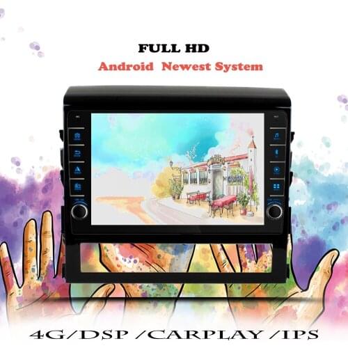 Car Radio Multimedia Player For Toyota Land Cruiser 200 LC200 2016 2017 2018 2019 2020 Navigation GPS Android 10.0 DVD Cassette