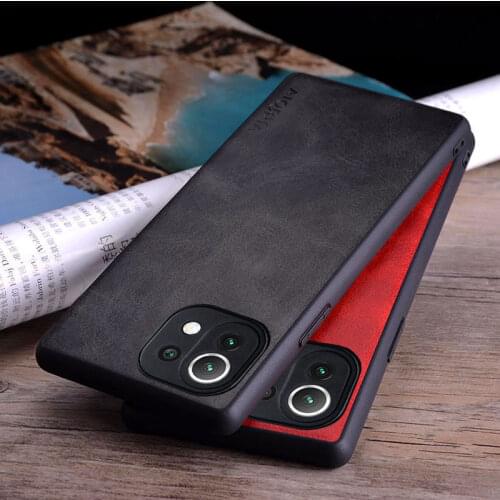 Phone Case for Xiaomi Mi 11 Lite 5G coque Luxury Vintage leather Skin covers for xiaomi mi 11 lite 5g case funda capa