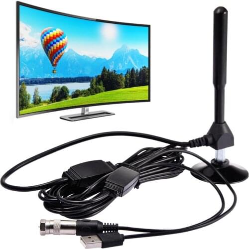 4K HDTV Antenna Digital Indoor Amplified 1180 Miles Range HDTV Aerial DVB-T2 Freeview Booster For Life Local Channels Broadcast