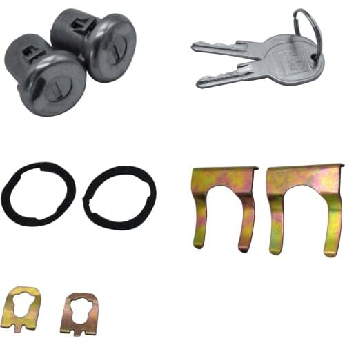 Car Door Lock Cylinder with 2 Keys for Chevrolet Truck & SUV 5070006