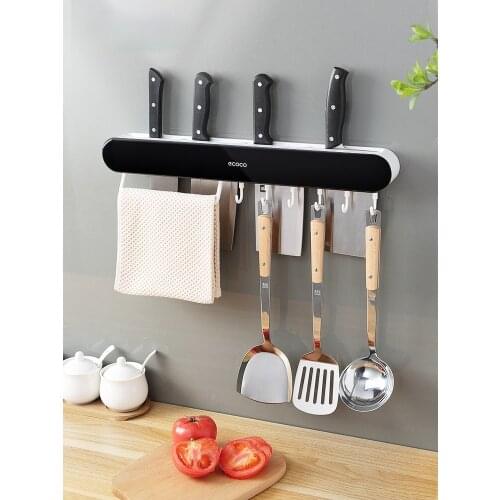Zq Knife Holder Wall-Mounted Kitchen Supplies Knife Holder Knife Multi-Function Kitchen Knife Storage Rack
