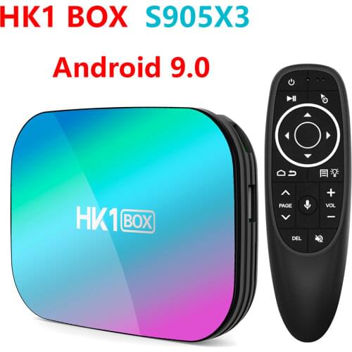 HK1 BOX Smart TV Box 2020 New S905X3 BT4.0 2.4G 5.8G WiFi Media Player Set top Box 32G 64G 128G Android 9.0 TVBOX