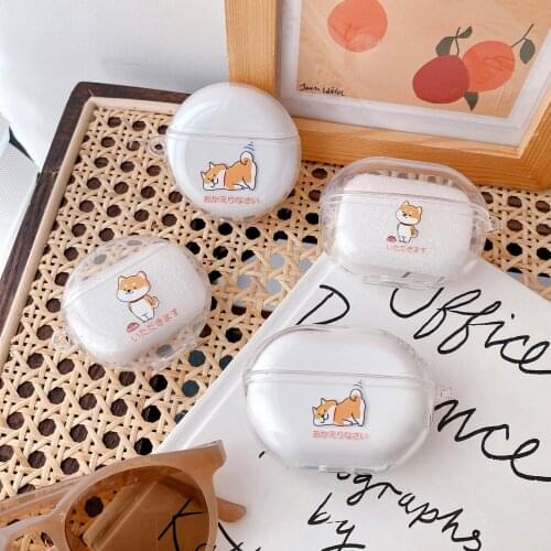 Cute Earphone Case on for huawei freebuds pro Case Cartoon dog Cover for huawei freebuds 3 Headphone Earpods Charging Box