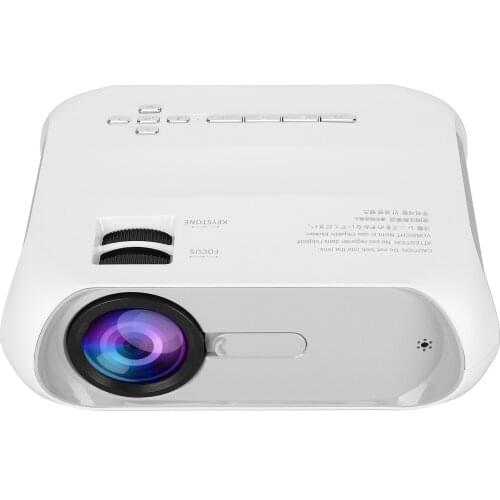 S5 Mini Phone Projector TFT LCD 140in Screen WiFi 1080P VGA Projector White 100-240V mini projector home Wi-Fi wired connection