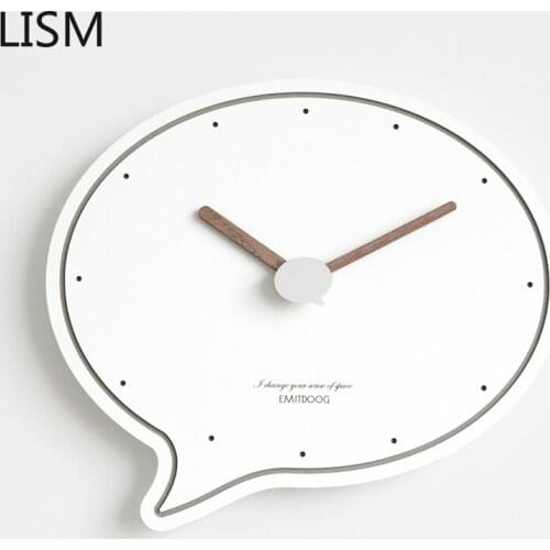 Fashion Simple Wall Clock Kids Wood Living Room Creative Silent Nordic Modern Wall Watch Top Quality 3d Wall Clocks Office Decor