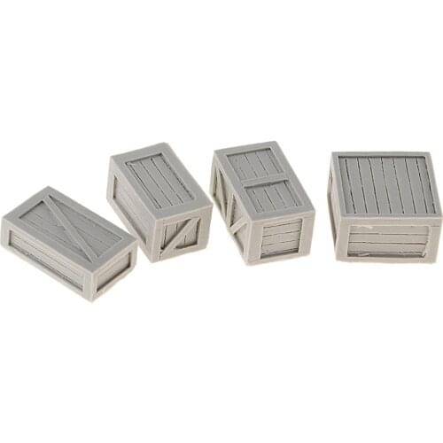 1/35 Resin Unpainted Boxes & Ammunition Crates Accessories Set 4