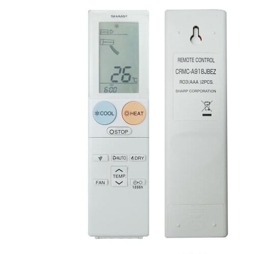 New CRMC-A918JBEZ Remote Control For Sharp Air Conditioner AY-XP12THU AY-XP18THU CRMC-A960JBEZ CRMC-A989JBEZ AY-XPC12RR/XPC9RR