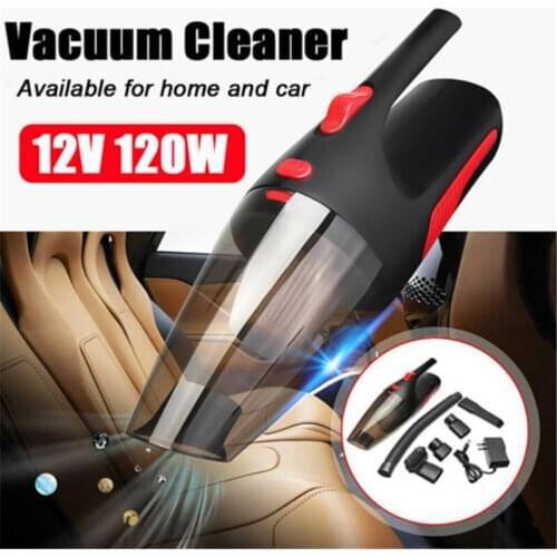 12V 120W Portable HandHeld Car Vacuum Cleaner Wet Dry Cordless Car Plug 5000PA Suction power For Home Car Use 2020 New