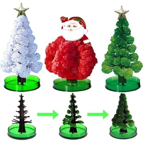 4 Colors Growing Christmas Tree Christmas Decorations For Home Santa Claus Decoration Colored Christmas Tree Christmas Gifts