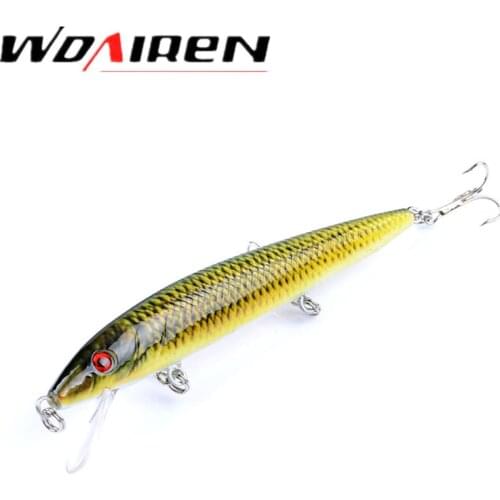 WDAIREN Fishing Bait Floating Jerkbait Minnow 12cm/13.5g Fishing Lure Hard Lure Artificial Bait Plastic Wobble Lure pesca