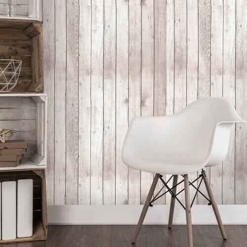 Wallpaper 3d Waterproof Vintage Wood Panel Wallpaper for walls self adhesive Contact paper Hotel Library Bedroom Living room