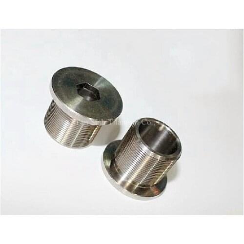 Titanium TC4 Folding Bicycle Front fork Lock Bolts M26 / M24 / M23 High Quality and Light Weight 27.5g / 25.2g / 24.2g