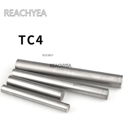 1pcs Length 100mm TC4 Titanium Ti Bar Grade Wire Stick GR5 Metal Rod Diameter 18mm-30mm For Turbine Manufacturing aerospace
