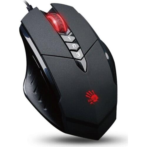 1 Pcs For A4tech Bloody V7M USB 3D Wired Mice 3200DPI Optical Gaming Mouse 8 Keys