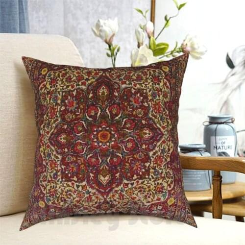 The Babylonian Pillow Case Printed Home Soft Throw Pillow Boho Bohemian Persian Eastern Pattern Rug India Babylon Hippie