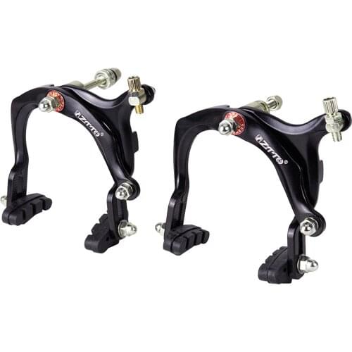 Pair Bike Brake, Bicycle C Brake Caliper, Aluminum Alloy Front&Rear Side Pull Brake Set for Mountain Folding Road Bicycle