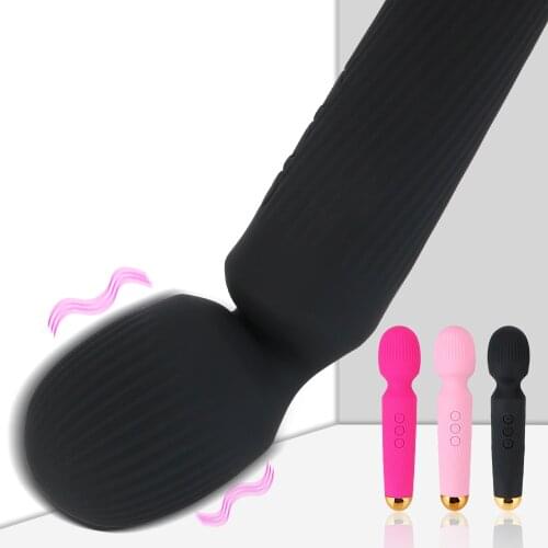 20cm Ripple Wand Vibrators For Women Clitoris Stimulator Vibrating Dildos Anal Plug Female Sex Toys Adults Products Erotic Shop