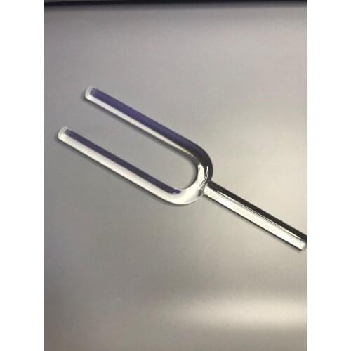 Quartz Clear Crystal Tuning Fork 16mm C D E F G A B Chakras Energy Medical Healing With Free Mallet