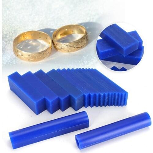 Jewelry Ring Mold Wax Tube Jewelry Ring Making Engraving Sheet Set Blue Polishing Carved Jewelery Engraving Accessories