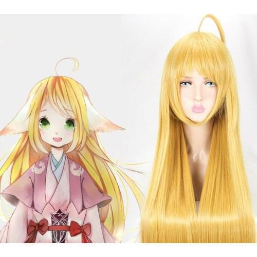 Anime Fox Demon Cosplay Wigs Su Shan Su Su 100CM Cosplay Wigs Halloween Carnival Cosplay Women Wigs