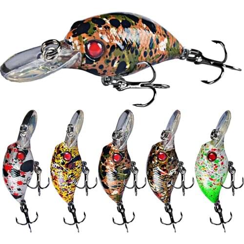 1Pcs Minnow Fishing Lures Hard Bait 3cm 4.5g Jig wobbler Bass Pike Lure Plastic Artificial Baits for Fishing Tackle Crankbait