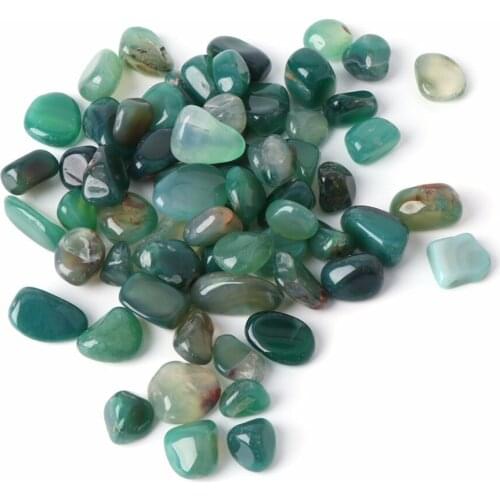 1 Bag Natural Stone Aquarium Fish Tank Decoration Crystal Agate Colorful Pebble Gravel Landscape DIY Decor 11 Colors C42