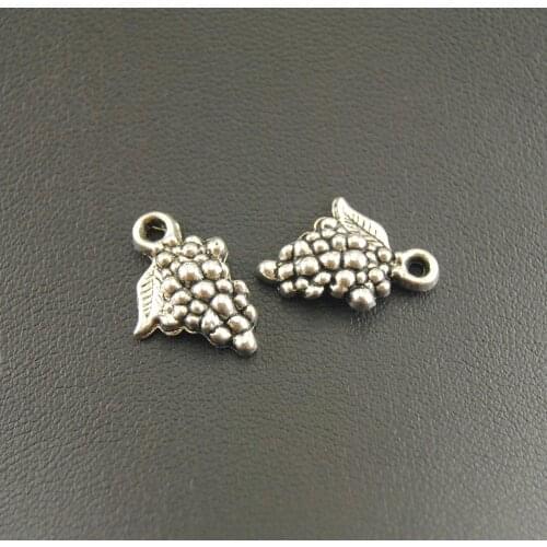 10pcs Silver Color Bunch Of Grapes Charms DIY Bracelet Necklace Jewelry Making Handmade DIY A927