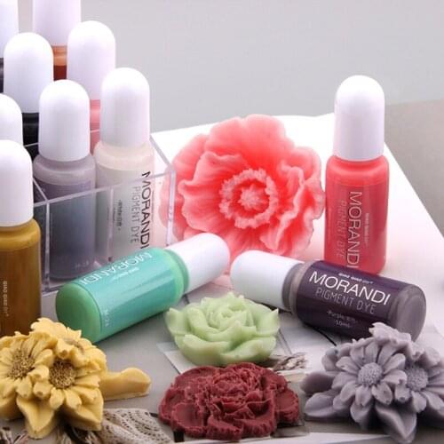 24 Colors Resin Pigment Liquid Colorant UV Epoxy Resin Mold Candle Soap Coloring Dye Jewelry Making DIY Crafts Decoration