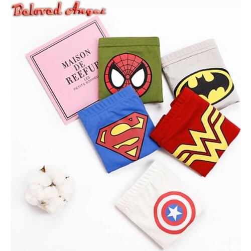 5-Pack Organic Cotton Kids Boxers for Boys Shorts Panties Children Underwear Boy Cartoon Childrens Teenager Underpant 2-13T