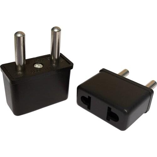 UK and US to travel adapter European power adapter two round foot plug Universal Travel Adapter Electric Plugs Sockets