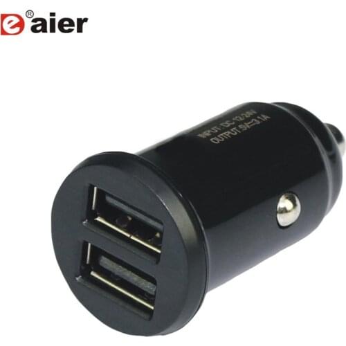 1PCS 36W 3.1A Car USB Charger Adapter Charge Cigarette Plug Dual Port USB For Phone
