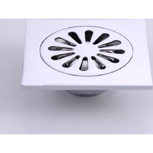 Free Shipping!! Brass Shower Room Deep Water Floor Drains Filter Covers Deodorant Engineering Use Drain Strainers Whosale Retail