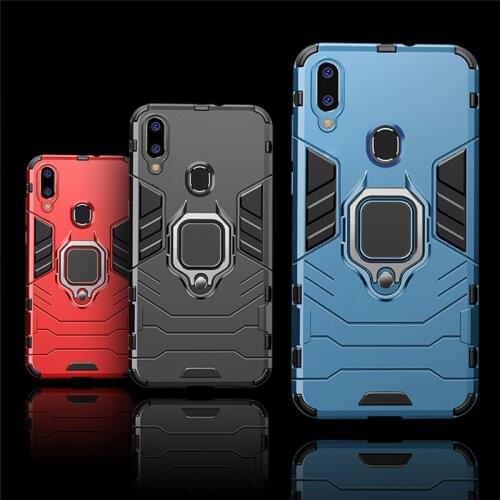 4 in 1 Case For Samsung Galaxy A30 A20 A40 A50 A70 Case Armor Cover Finger Ring Holder Phone Case For Samsung A 30 20 40 Funda