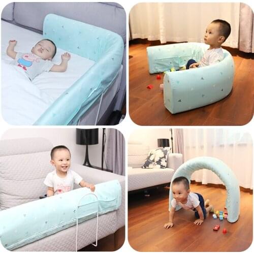 Baby Bed Fence Safety Gate Products child Barrier for beds Crib Rail Security Fencing for Children Guardrail Safe Kids playpen