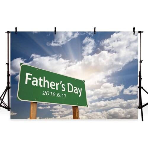 Photography backgrounds 10x10 fathers day photography backdrop blue sky nature photo banner for happy fathers day Customized