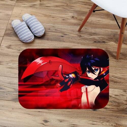KILL la KILL Printing Carpets Anti-slip Floor Mat Kitchen Living Room Outdoor Rugs Front Door Mat Bathroom Bathmat