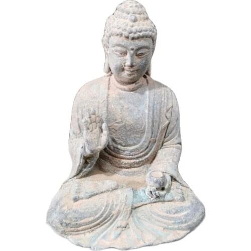 Chinese Copper Come From FOLK Collection Old Bronze Buddha Statue