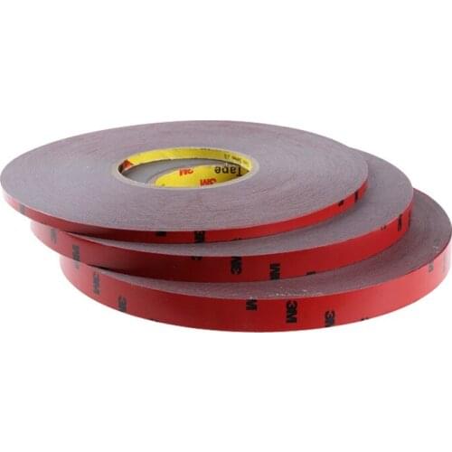 2Pcs* 10Meters 6mm 8mm 10mm 15mm 20mm Double-Sided Tape Acrylic Foam Adhesive Car Interior Exterior Accessories Tape Sticker